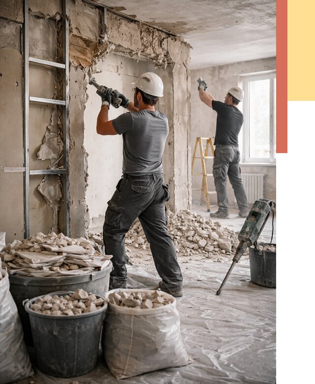 Демонтажные работы в Медногорске от 2746 руб. — услуги и цена под ключ | ОТДЕЛОЧНИК-Мдн