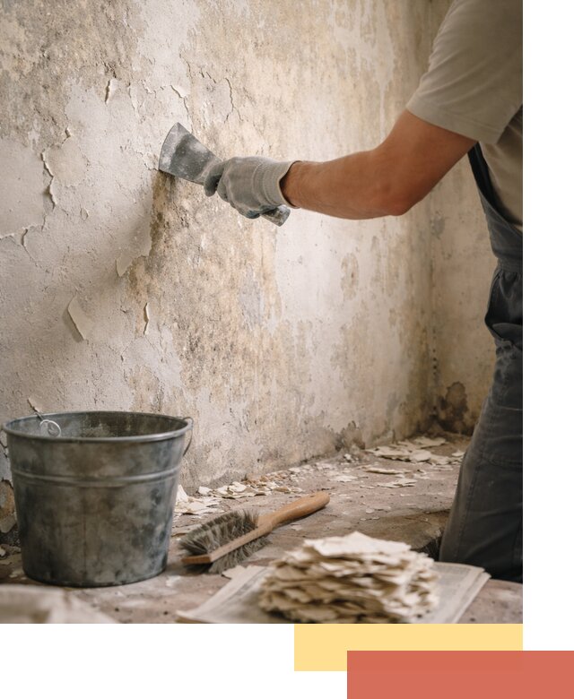 Удаление старой краски со стен в Медногорске качественно и быстро