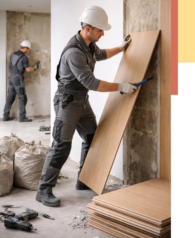 Демонтаж стеновых панелей в Медногорске от 3560 руб. за м² быстро и недорого | ОТДЕЛОЧНИК-Мдн