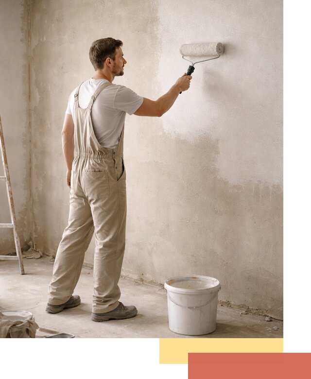 Грунтовка стен под отделку в Медногорске профессиональным раствором