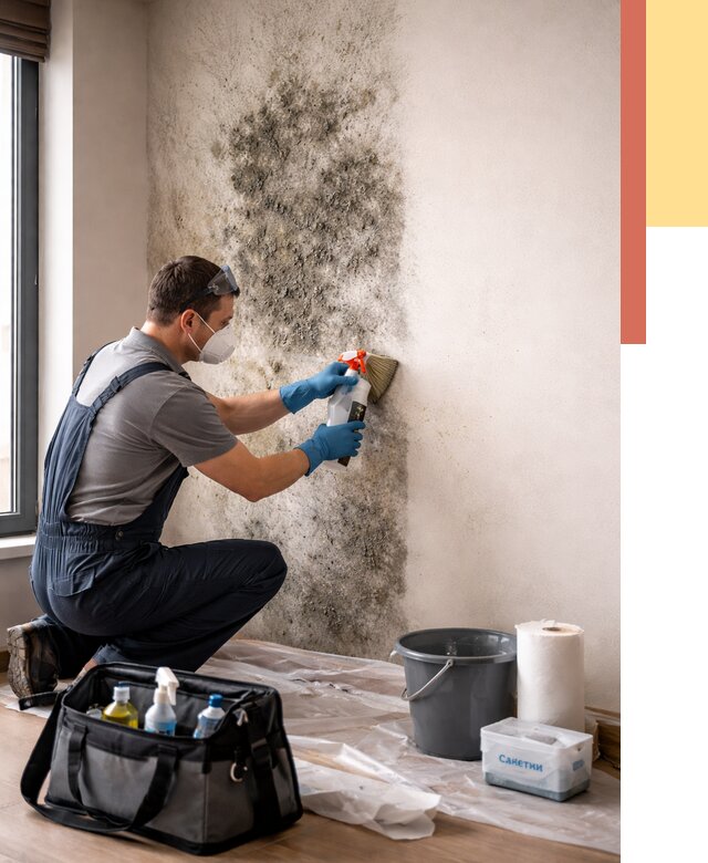 Удаление плесени со стен в Медногорске от 2187 руб. — быстро и недорого | ОТДЕЛОЧНИК-Мдн