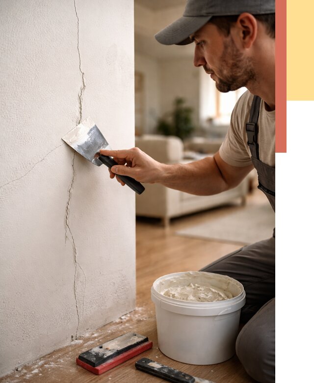 Заделка трещин и сколов в Медногорске от 2492 руб. — быстро и недорого | ОТДЕЛОЧНИК-Мдн