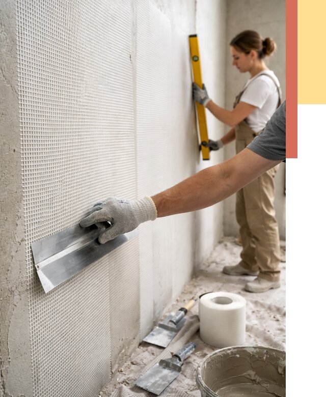 Армирование стен стеклосеткой в Медногорске от 3255 руб. под ключ | ОТДЕЛОЧНИК-Мдн