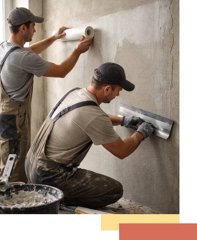 Армирование стен стеклосеткой в Медногорске для прочной отделки