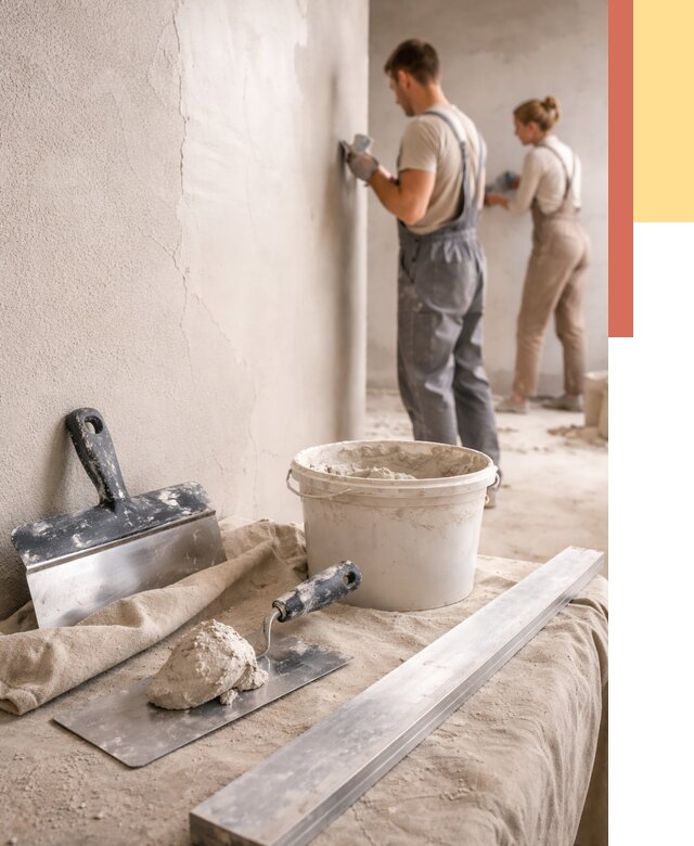 Штукатурка стен гипсовая в Медногорске от 4577 руб/м2 — быстро и недорого | ОТДЕЛОЧНИК-Мдн