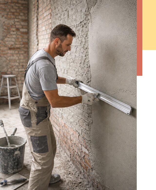 Штукатурка кирпичных стен в Медногорске от 4577 руб/м2 — быстро и недорого | ОТДЕЛОЧНИК-Мдн