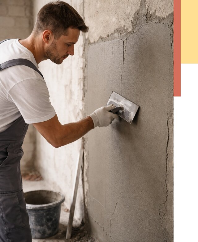 Штукатурка стен под плитку в Медногорске от 4272 руб./м2 — выравнивание под плитку | ОТДЕЛОЧНИК-Мдн