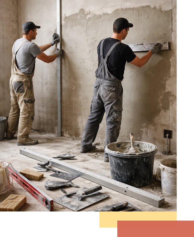 Профессиональная штукатурка стен под плитку в Медногорске
