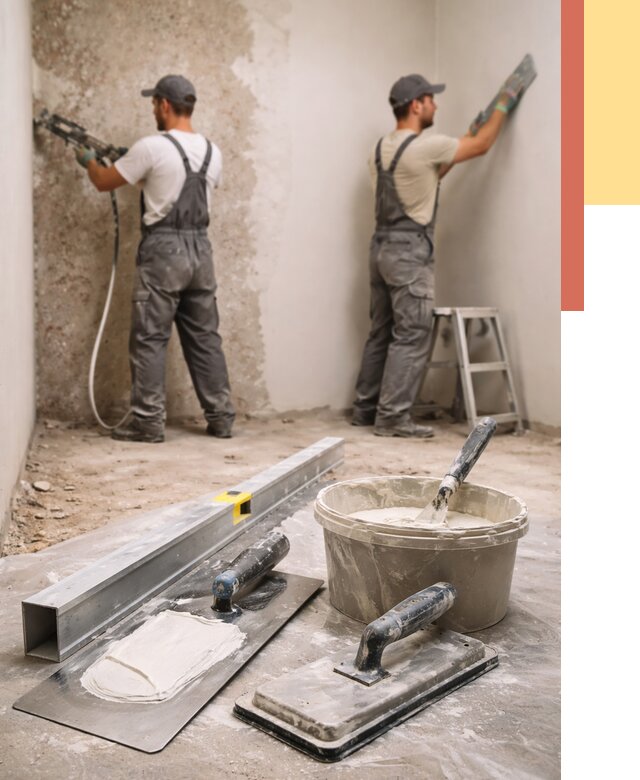 Штукатурка стен под обои в Медногорске от 4577 руб./м2 — выравнивание под обои | ОТДЕЛОЧНИК-Мдн