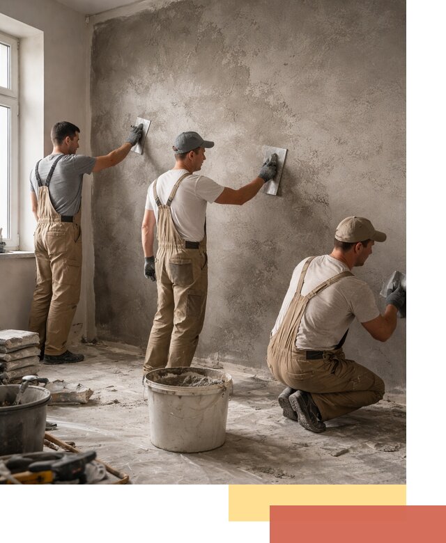 Декоративная штукатурка под бетон в Медногорске для стен и потолков