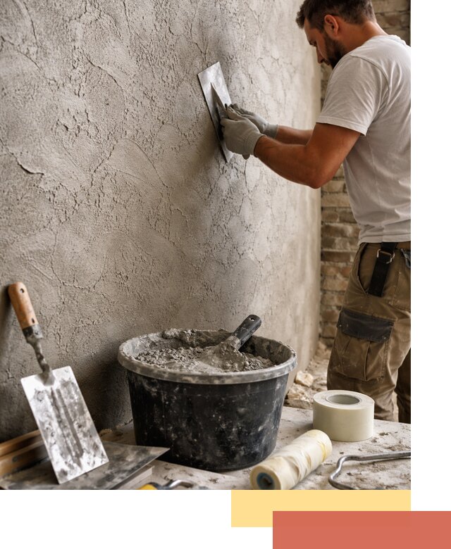 Декоративная штукатурка лофт в Медногорске — отделка стен и потолков