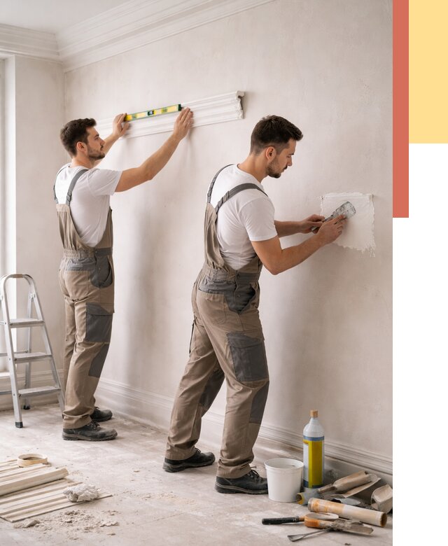 Монтаж лепнины на стены в Медногорске от 4577 руб. — недорого, быстро | ОТДЕЛОЧНИК-Мдн