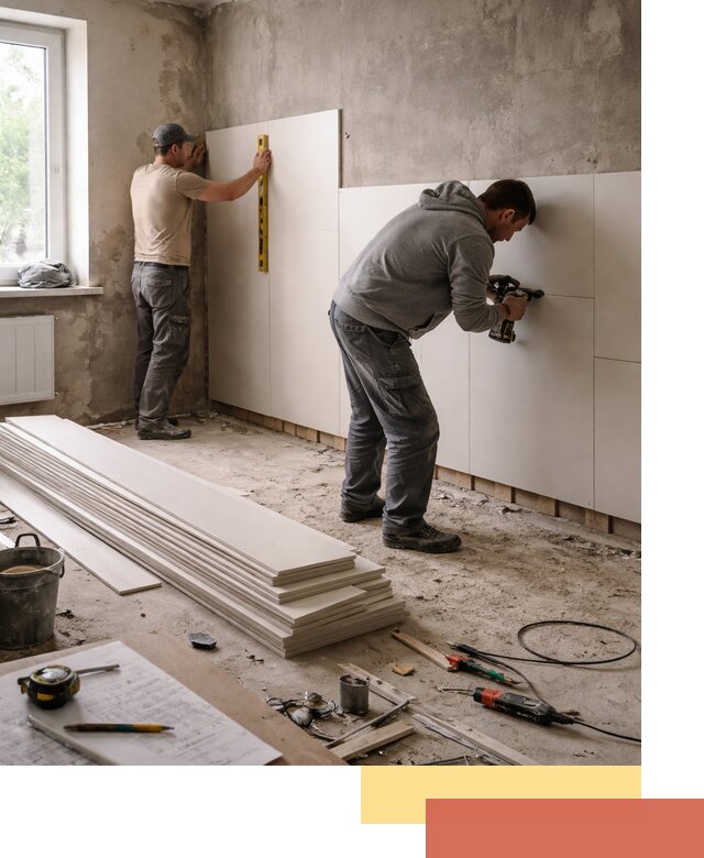 Монтаж ПВХ панелей на стены в Медногорске качественно и быстро