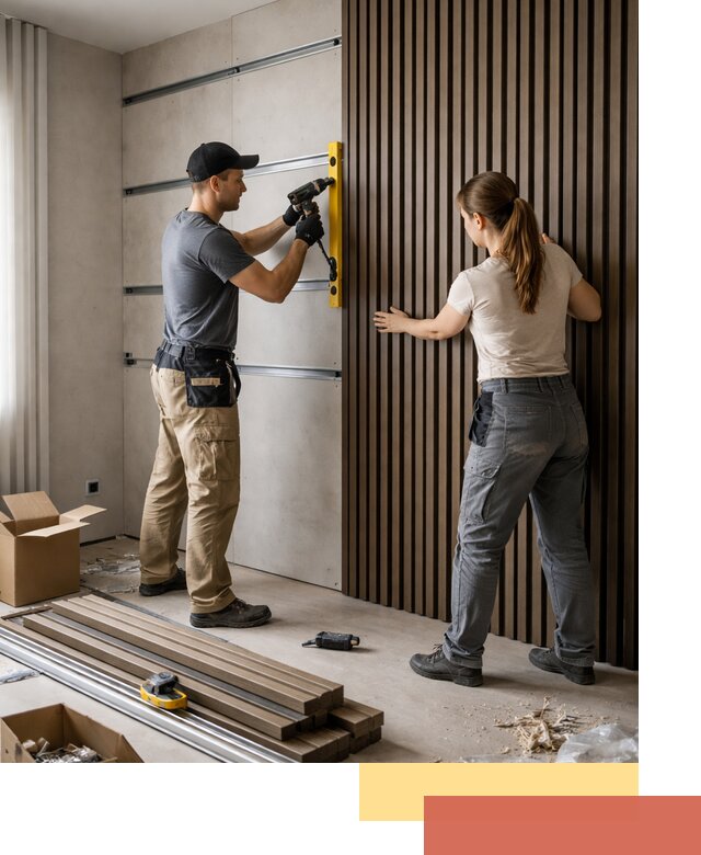 Монтаж реечных панелей на стены в Медногорске