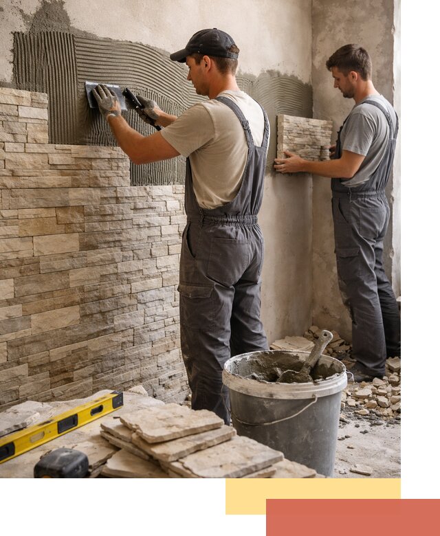 Монтаж искусственного камня в Медногорске — облицовка стен и фасадов