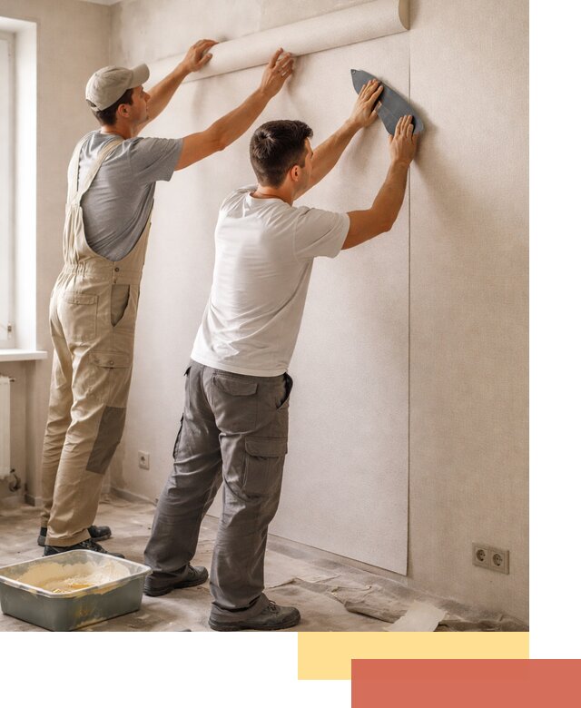 Поклейка виниловых обоев в Медногорске профессионально и качественно