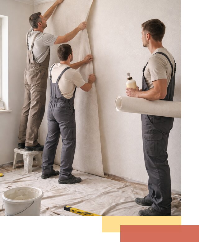 Оклейка стен обоями в Медногорске — качественно и профессионально