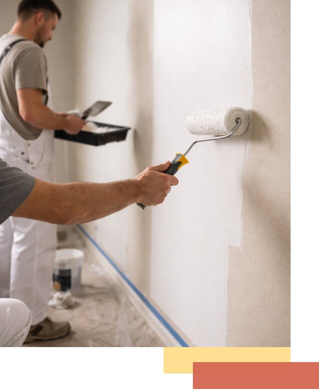 Покраска стен акриловой краской профессионально в Медногорске