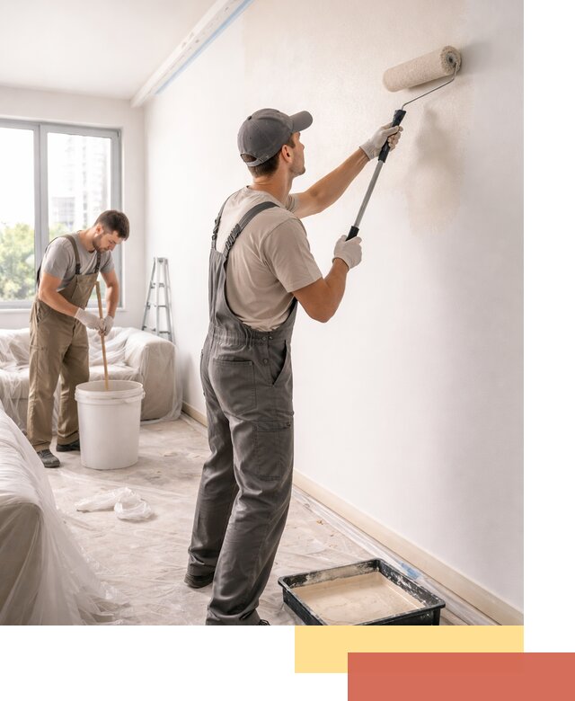 Покраска стен в офисе в Медногорске — быстрый и качественный ремонт