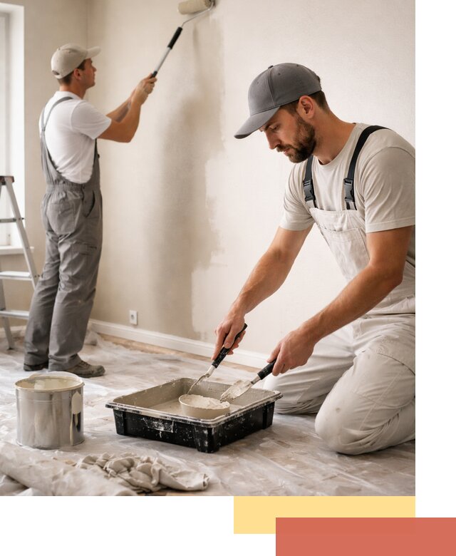 Покраска стен в квартире в Медногорске — профессионально и аккуратно