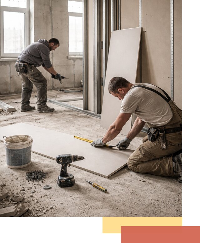 Кладка перегородок из ПГП под ключ в Медногорске