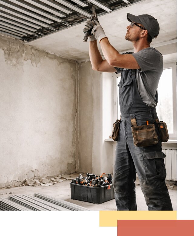 Демонтаж реечного потолка в Медногорске быстро и аккуратно