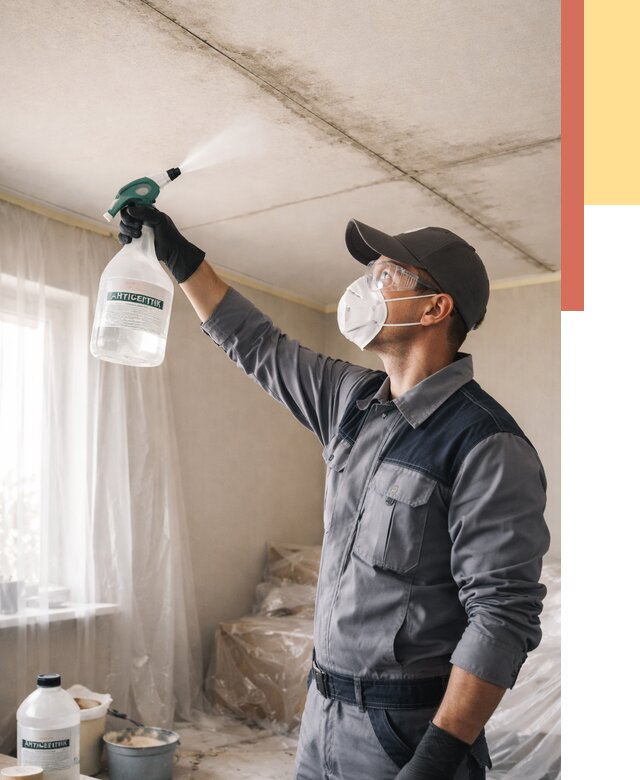 Антисептическая обработка потолка в Медногорске от 2543 руб. | ОТДЕЛОЧНИК-Мдн