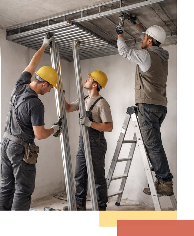 Монтаж реечного потолка под ключ в Медногорске