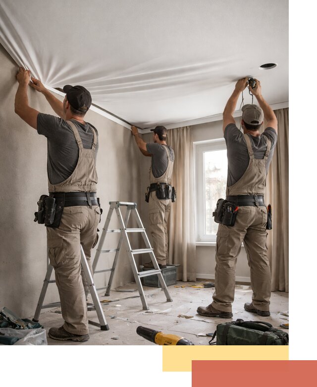 Монтаж матового натяжного потолка в Медногорске качественно и быстро