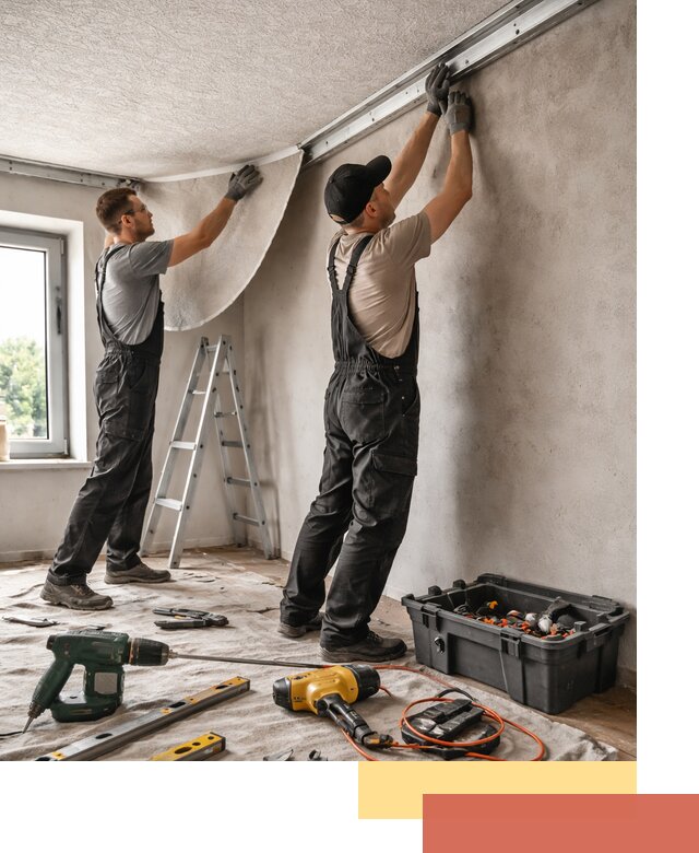 Монтаж фактурного натяжного потолка в Медногорске качественно и быстро