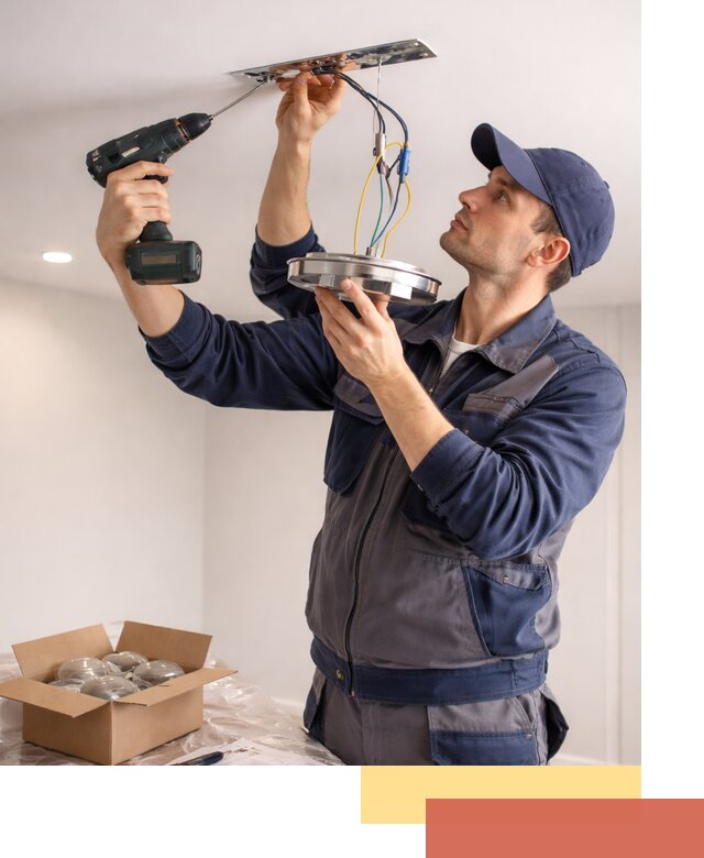 Установка люстры в натяжной потолок в Медногорске