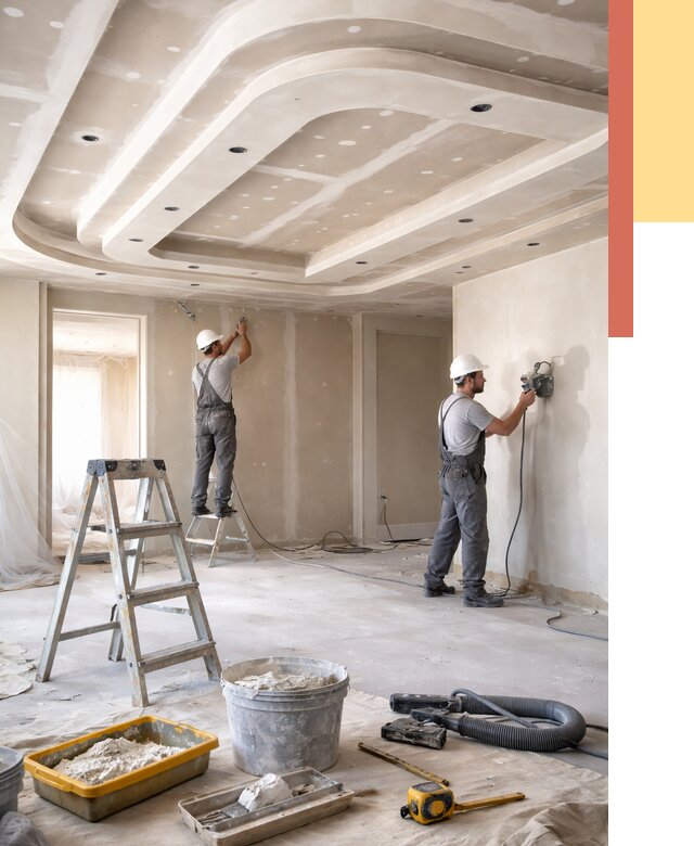 Многоуровневый потолок из гипсокартона в Медногорске от 763 руб. под ключ | ОТДЕЛОЧНИК-Мдн