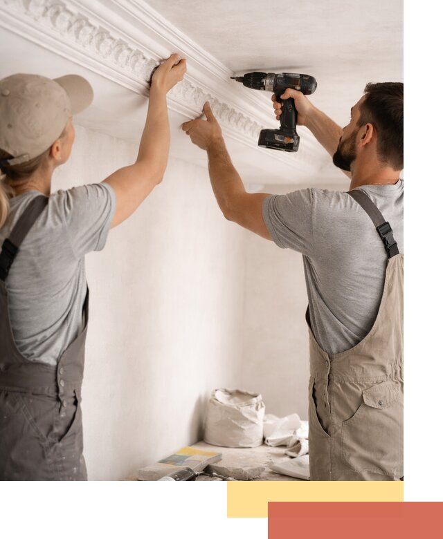 Профессиональный монтаж лепнины на потолок в Медногорске