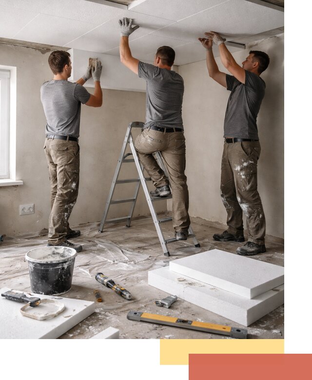 Утепление потолка пенопластом в Медногорске быстро и качественно